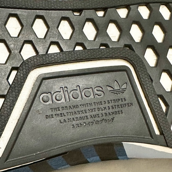 Adidas NMD R1 x Pharrell Focus Blue/Core Black/Ambient Sky Athletic Shoes - US 6 - Picture 17 of 17